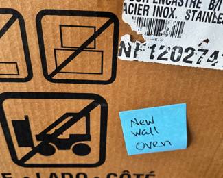 New Wall Oven, in box