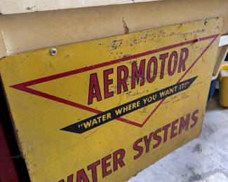 Aermotor Water Systems Sign