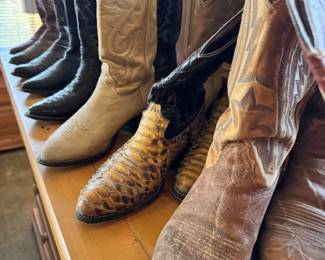 Men's Boots (Most size 9.5) (Luchesse, Tony Llama, and more)