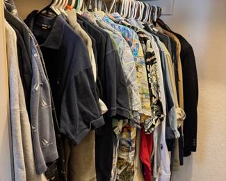 Men's Clothing (most shirts size M-L)