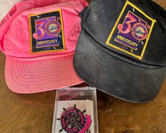 30th Anniversary Austin Aquafest Hats and Pin