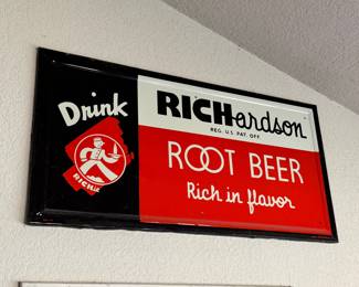 Richardson Root Beer Enamel Sign