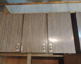 Wood kitchen cabinets several of them