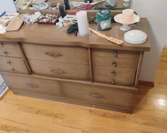 Mid-century dresser with mirror