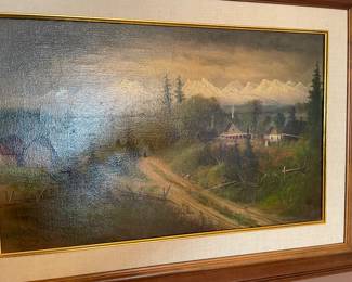 Oil painting by James Everett Stuart 