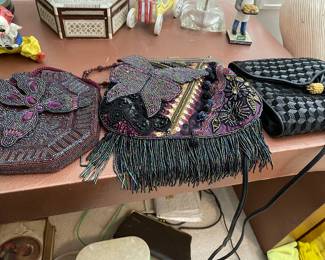 Beaded purses.