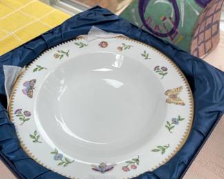 Godinger & Co. Primavera soup bowls.