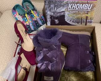 Brand name shoes - some are new - size 9 1/2 to 10.