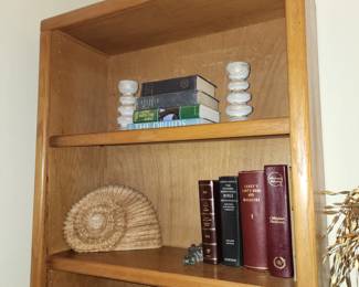 carved wood, natural finish Sea Shell, Snail