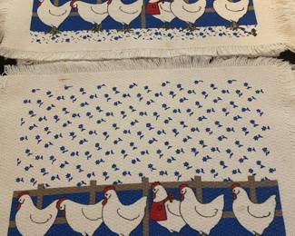 Vintage placemats.