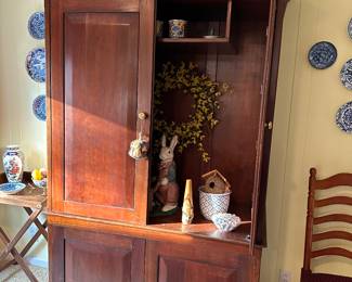 Hand made cherry armoire