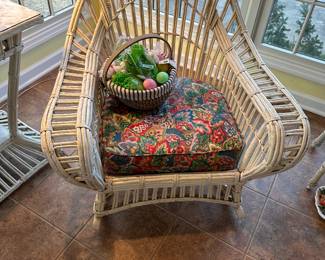 Circa 1920 wicker rocker