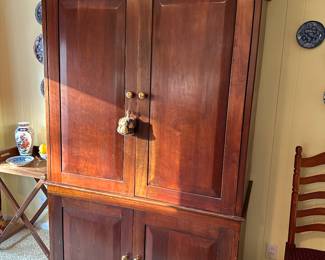 Hand made cherry armoire