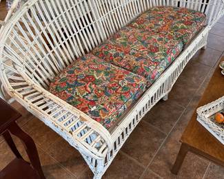Wicker sofa