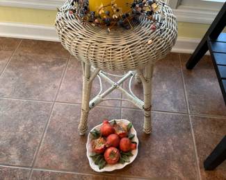 Wicker stool