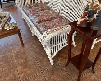 Antique wicker sofa circa 1920