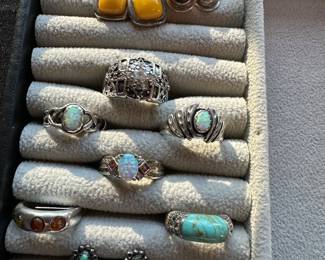 Sterling silver rings