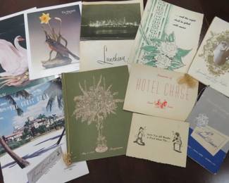Vintage Restaurant Menus