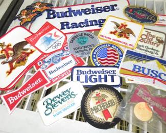 Anheuser Bush, Budweiser, Busch Beer Patches