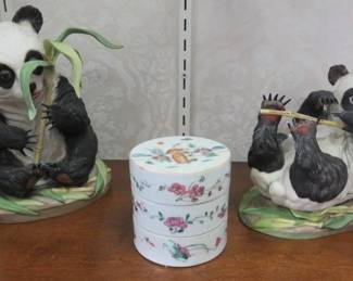 Boehm Porcelain Panda Cubs