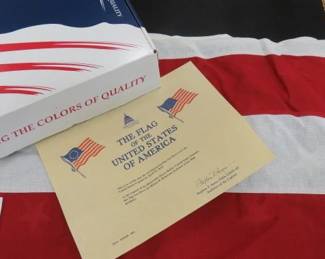 5 FT. x 8 FT. Hand Stitched USA American Flag flown over the United Sates Capitol on April 29, 2014