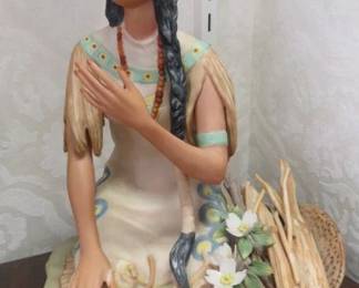 CYBIS Porcelain Native American Figure, Dakota