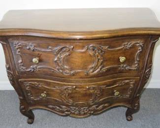 Pair French Baroque Style Nightstands