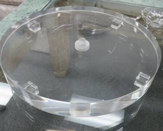 Lucite Lamp Base
