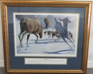 737/900 Clermont Duval Signed Print, Mystere