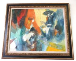 1971 Jean-Baptiste Valadie Signed Painting