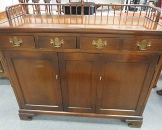 Vintage Colonial Buffet Cabinet