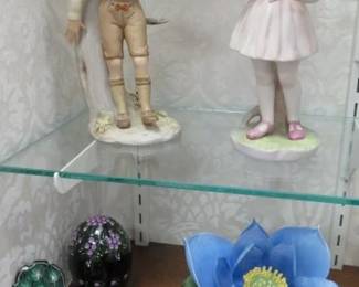 CYBIS Porcelain Figurines, Boehm Porcelain Egyptian Lotus Flower