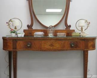 Antique Lammert's St. Louis Vanity Dressing Table
