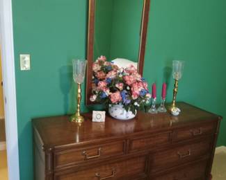Dresser with mirror