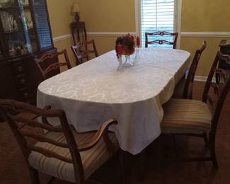 Dining table with 6 chairs