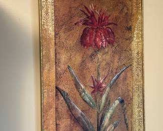 One of a Pair of Large Flower Pictures!