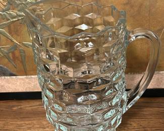 Vintage Fostoria Pitcher!