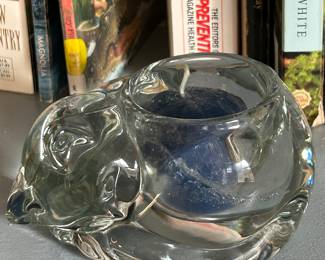Curled up CAT candle holder!