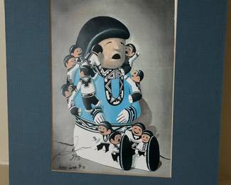 Culturally important picture from New Mexico by...........