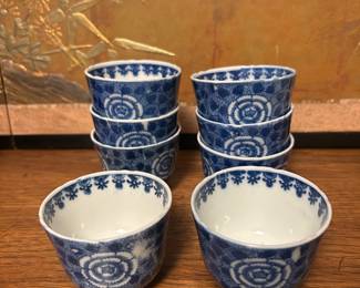 Blue and White Cups/Bowls!