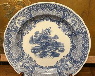 "Seasons" Blue and White Plate by Spode.........