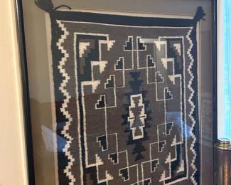 INCREDIBLE Navajo hand woven square rug