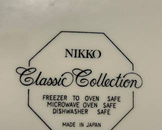 Nikko Classic Collection, Freezer to Oven Safe, Microware Oven Safe, Dishwasher Safe
