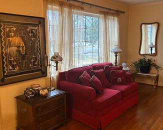 Matching Red LoveSeat!