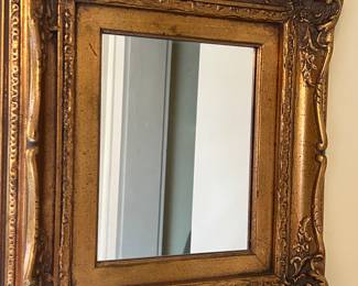 Vintage Small Gold Mirror!