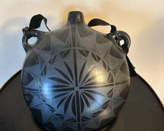 Pueblo Native American Pottery Water Jug
