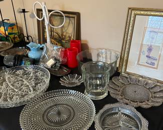 Misc. Glass Serving Pieces!