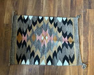 Colorful Hand Woven Native American Rug
