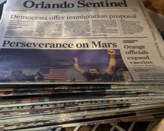 Lots of Newspapers