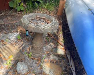 Concrete Bird Bath